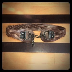 All Saints braided belt